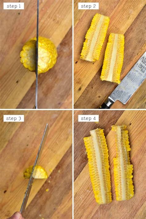 How To Cut Corn Riblets