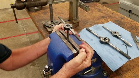 How To Cut External Threads Using Hand Dies