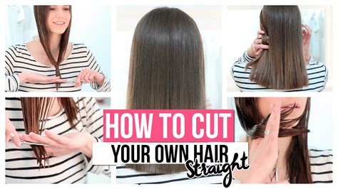 The How To Cut Long Straight Hair Yourself With Simple Style