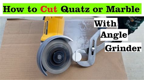 How To Cut Marble With Angle Grinder