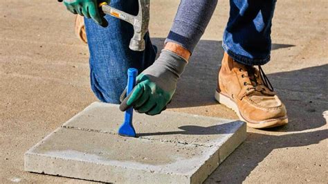 How To Cut Pavers With Hammer And Chisel