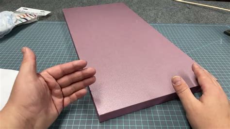 how to cut pink foam board