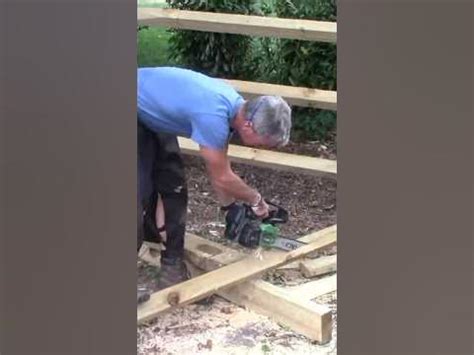 How To Cut Split Rail Fence Rails