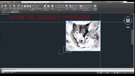 how to cut the image in autocad