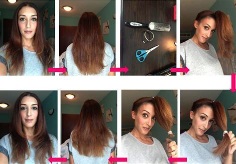 How To Cut Your Own Hair In Short Layers Step By Step With Pictures