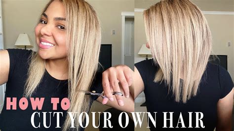 Stunning How To Cut Your Own Hair Layered Shoulder Length Trend This Years