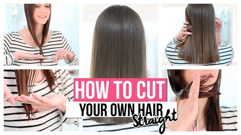 Fresh How To Cut Your Own Hair Shoulder Length Straight With Simple Style
