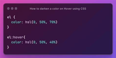 How To Darken Image On Hover Css