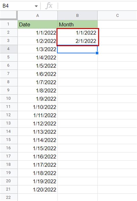 how to dates in google sheets