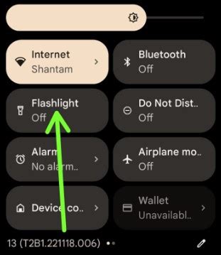 how to deactivate flashlight on android