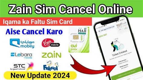 how to deactivate zain sim card online