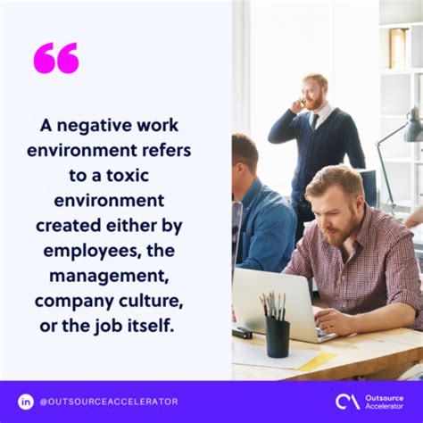 how to deal with negative work environment