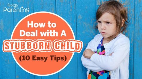 how to deal with stubborn children