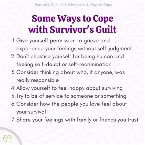 how to deal with survivor's guilt