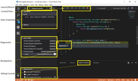 how to debug in visual studio code java