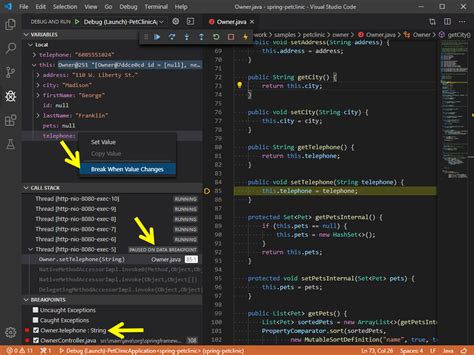 how to debug java code in visual studio code
