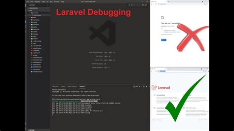 how to debug php laravel in visual studio code