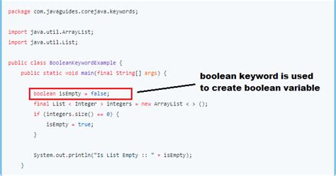 how to declare boolean variable in java