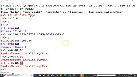 how to declare float data type in python