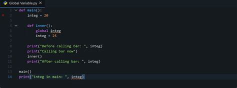 how to declare global array variable in python