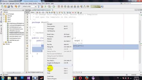 how to declare two variables in for loop java