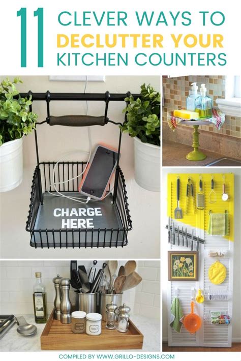 How To Declutter A Kitchen Counter
