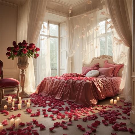 How To Decorate A Bedroom With Rose Petals