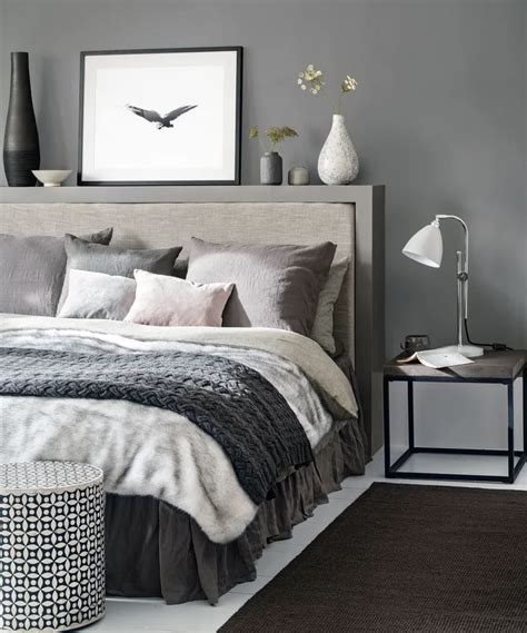 Grey bedroom ideas decorating Hawk Haven
