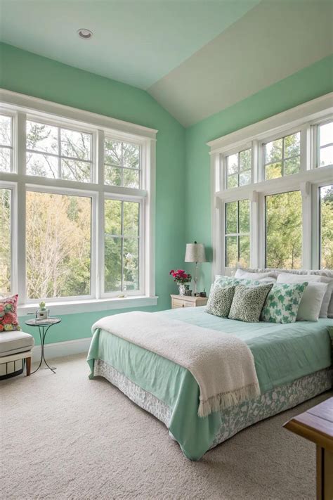 How To Decorate A Mint Green Bedroom