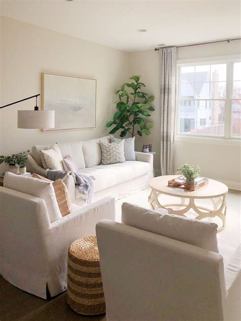 Neutral Living Room How to Add Color to Your Space