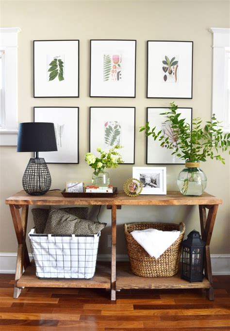 How To Decorate Console Table In Entryway