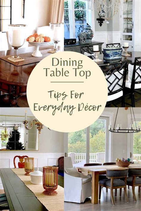 How To Decorate Empty Dining Table