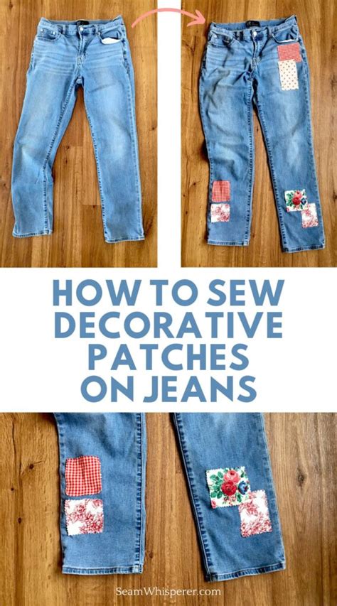 How To Decorate Jeans With Patches
