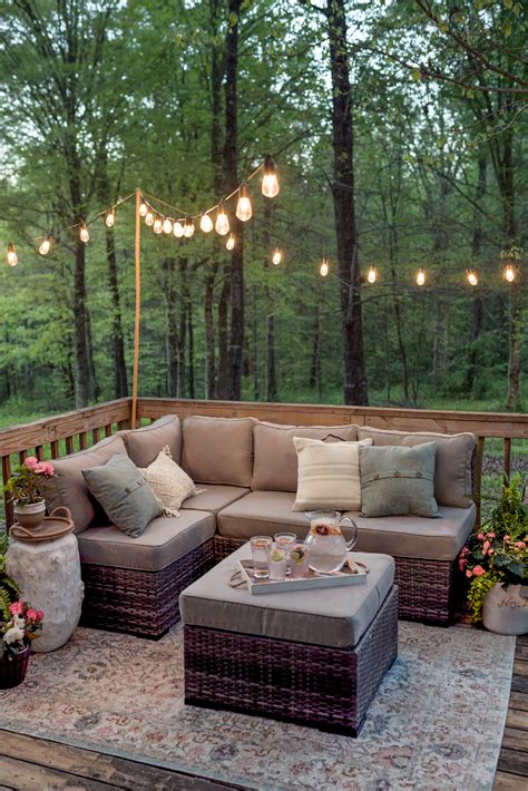 How To Decorate Patio With String Lights
