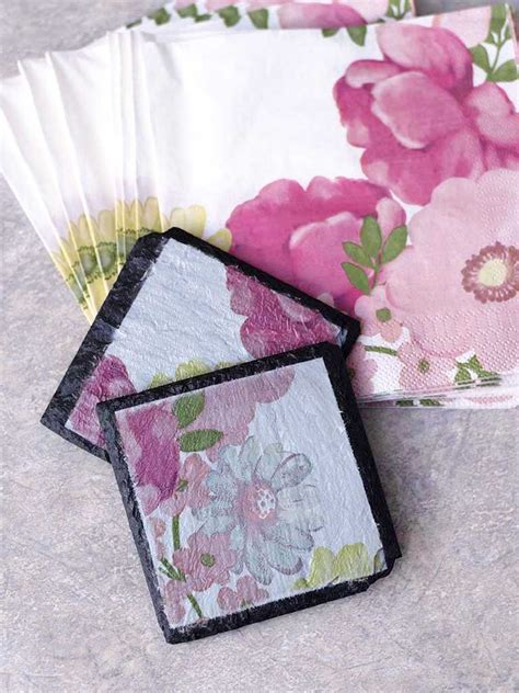 How To Decorate Slate Coasters