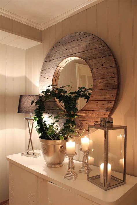 How To Decorate With A Round Mirror