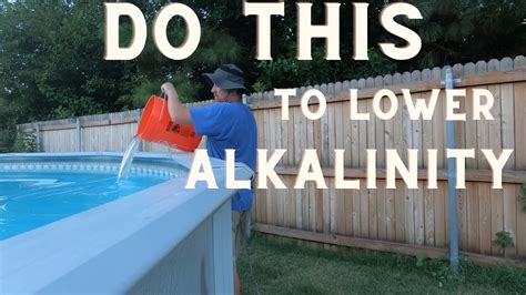 How To Decrease Alkalinity In Swimming Pool