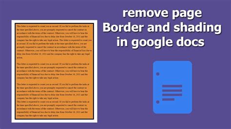 how to decrease border in google docs