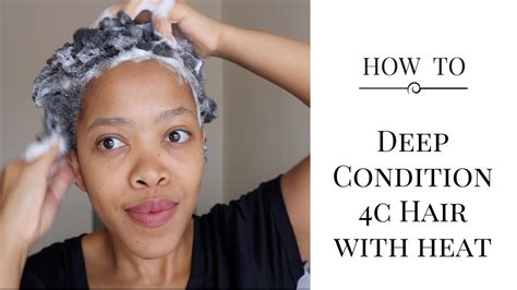 how to deep condition 4c hair