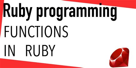 how to define a function in ruby