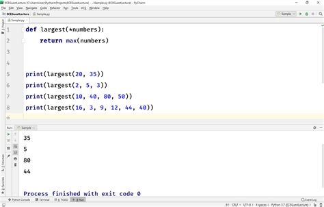 how to define args in python