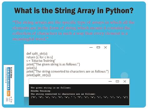 how to define array of strings in python