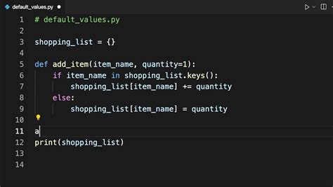 how to define default argument in python