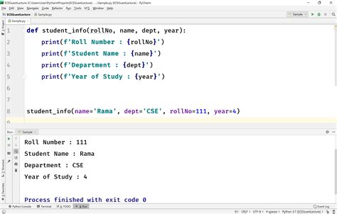 how to define keyword arguments in python