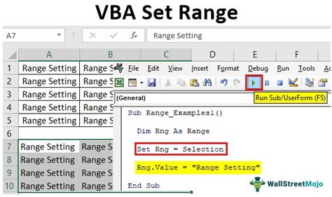 How To Define Range In Excel Vba