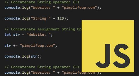 how to define string in javascript
