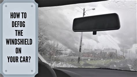 How To Defog Windshield Bmw