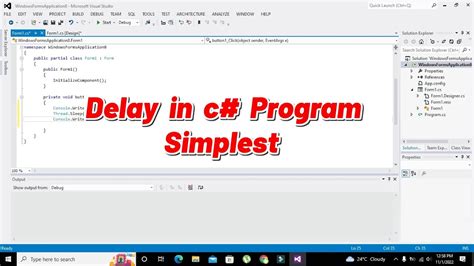 how to delay code in c