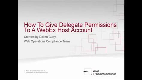 How To Delegate Host In ex