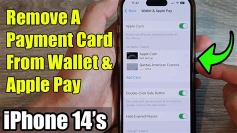how to delete a card from apple pay on iphone